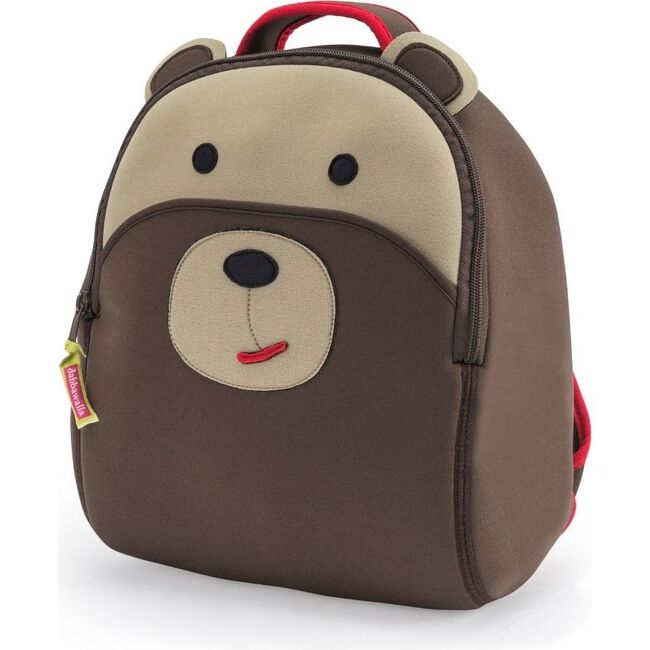 Brown Bear Backpack, Brown - Backpacks - 1