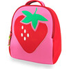 Strawberry Backpack, Red and Pink - Backpacks - 1 - thumbnail