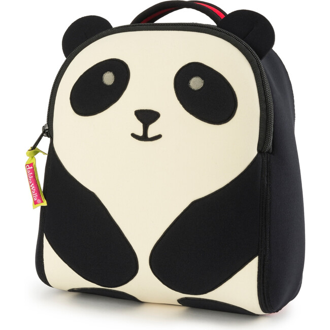 Panda Toddler Harness Backpack, Black and Cream