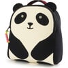 Panda Toddler Harness Backpack, Black and Cream - Backpacks - 1 - thumbnail