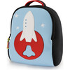 Rocket Backpack, Blue and Red - Backpacks - 1 - thumbnail