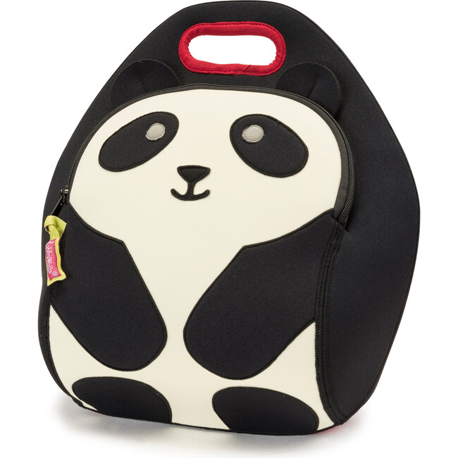 Panda Lunch Bag, Black and Cream