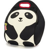 Panda Lunch Bag, Black and Cream - Lunchbags - 1 - thumbnail