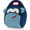 Blue Monkey Lunch Bag, Blue - Lunchbags - 1 - thumbnail