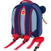 Blue Monkey Toddler Harness Backpack, Blue - Backpacks - 3