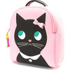 Kitty Toddler Harness Backpack, Pink - Backpacks - 1 - thumbnail