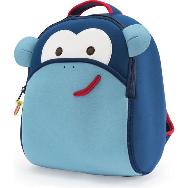 Blue Monkey Backpack, Blue - Dabbawalla Bags Bags | Maisonette