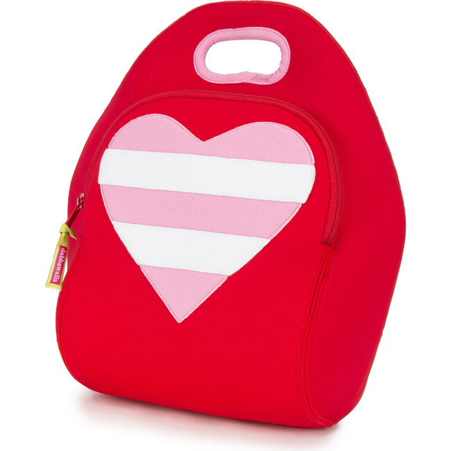 Heart Lunch Bag, Red