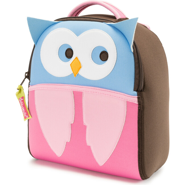 Owl Toddler Harness Backpack, Brown and Pink - Dabbawalla Bags Bags ...