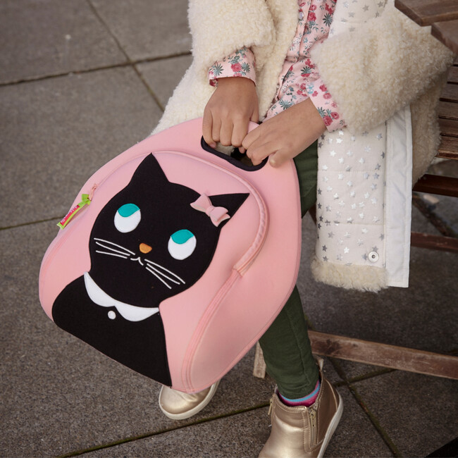 Kitty Lunch Bag, Pink - Lunchbags - 3