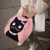 Kitty Lunch Bag, Pink - Lunchbags - 3 - thumbnail