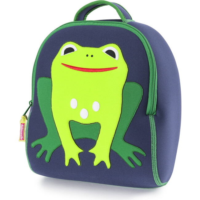 Frog Backpack, Navy and Green