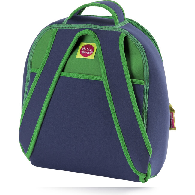 Frog Backpack, Navy and Green - Backpacks - 2