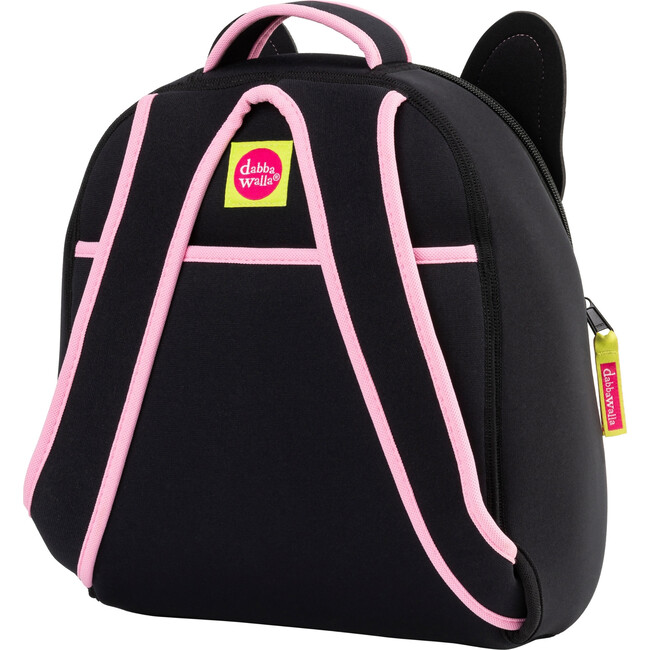 French Bulldog Backpack, Black and Pink - Backpacks - 2