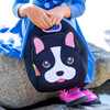 French Bulldog Lunch Bag, Black and Pink - Lunchbags - 3 - thumbnail