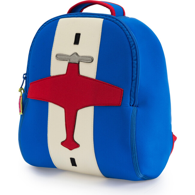Airplane Backpack, Blue - Backpacks - 1