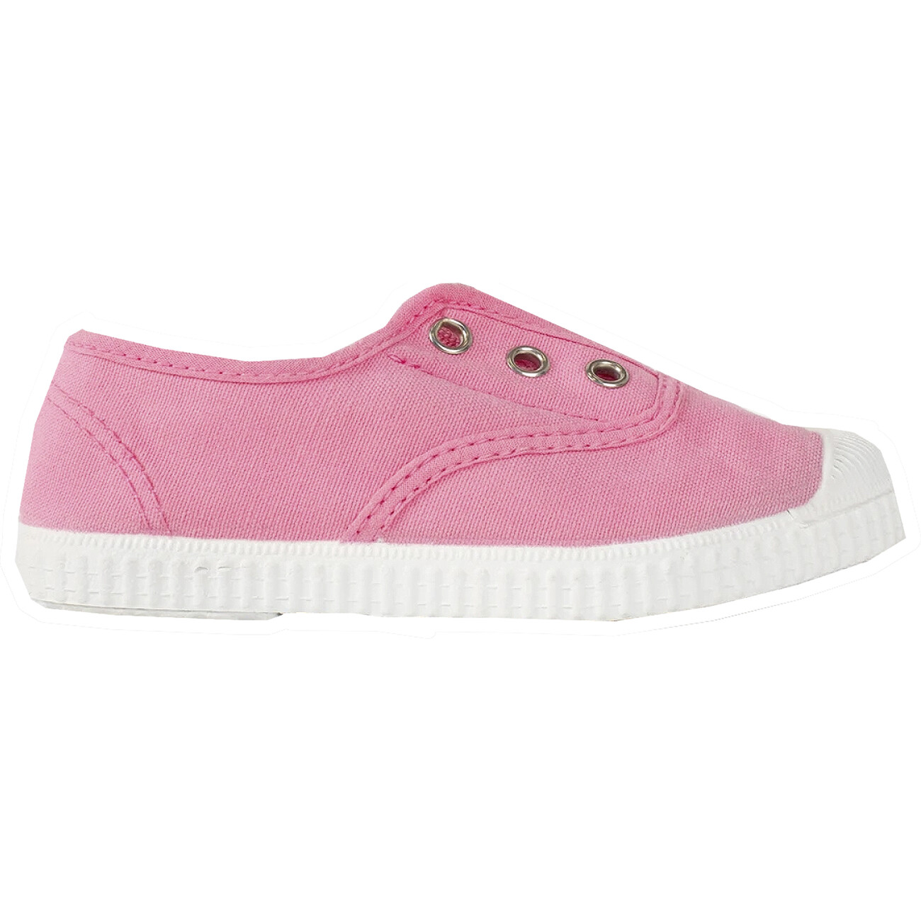 Hampton Canvas Plum Sneaker Pink Trotters London Mommy Me Shop Maisonette