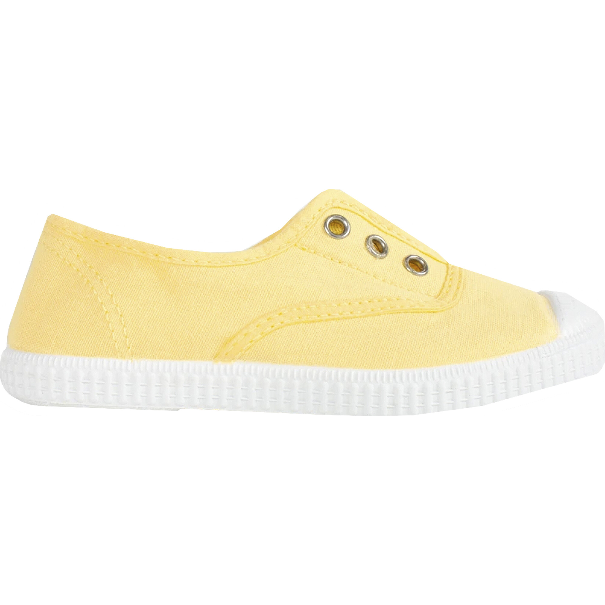Hampton Canvas Plum Sneaker, Lemon - Sneakers - 1
