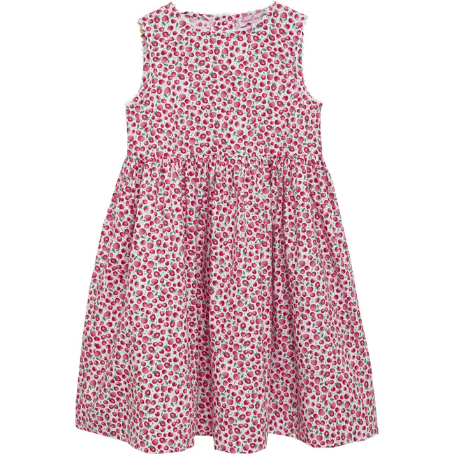 Summer Fruits Angelina Ric Rac Dress, Red - Dresses - 1