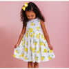 Vintage Rose Angelina Ric Rac Dress, Yellow - Dresses - 2