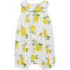 Vintage Rose Angelina Romper, Yellow - Rompers - 1 - thumbnail