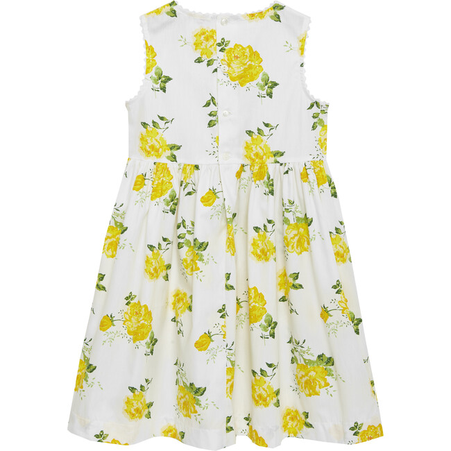 Vintage Rose Angelina Ric Rac Dress, Yellow - Dresses - 3