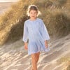 Embroidered Kaftan, Pale Blue - Cover-Ups - 2