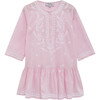 Embroidered Kaftan, Pink - Cover-Ups - 1 - thumbnail