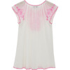 Embroidered Beach Dress, Pink - Cover-Ups - 3
