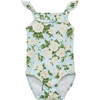 Carline Rose Frill Swimsuit, Pale Blue - One Pieces - 1 - thumbnail