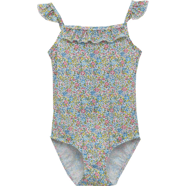 Emma Frill Swimsuit, Multifloral - One Pieces - 1