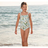 Carline Rose Frill Swimsuit, Pale Blue - One Pieces - 2