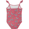 Zebra Frill Swimsuit, Pink - One Pieces - 2