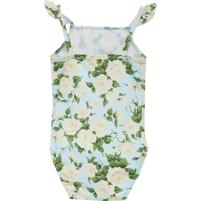 Carline Rose Frill Swimsuit, Pale Blue - One Pieces - 4