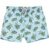 Turtle Swimshorts, Blue - Swim Trunks - 1 - thumbnail