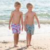 Flamingo Swimshorts, Blue - Swim Trunks - 3
