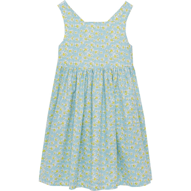 Daisy Angelina Cross Back Dress, Blue - Dresses - 1