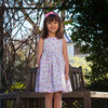 Petite Rose Angelina Cross Back Dress, Pink - Dresses - 2