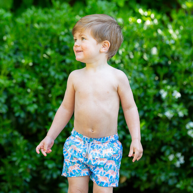 Tiger Swimshorts, Blue