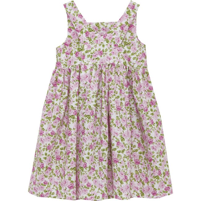 Petite Rose Angelina Cross Back Dress, Pink - Dresses - 3
