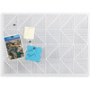 Trigon Perforated Bulletin Board, White - Wall Décor - 1 - thumbnail