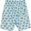 Mens Turtle Swimshorts, Blue - Swim Trunks - 5