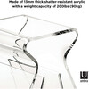 Magino Acrylic Stool/Magazine Rack, Clear - Accent Seating - 3 - thumbnail