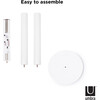 Flapper Coat Rack, White - Coat Racks - 5