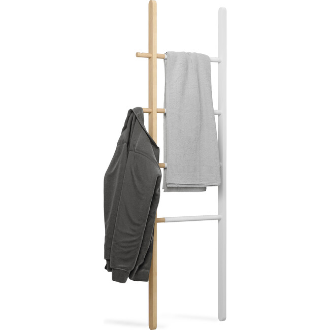 Hub Expandable Ladder, White/Natural - Hangers - 4
