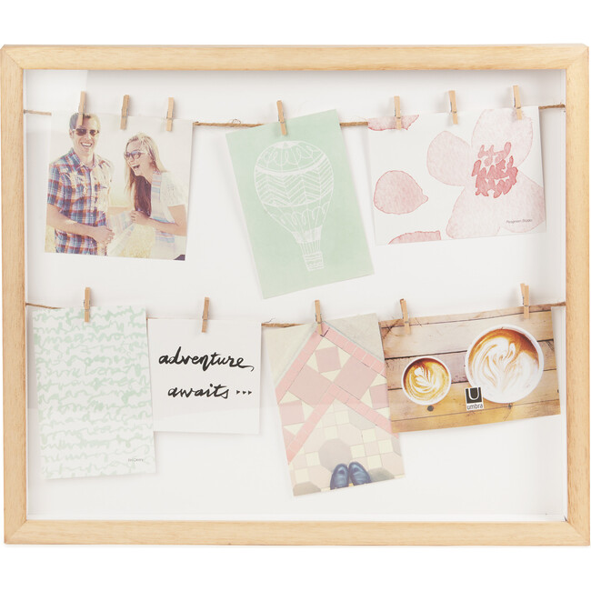 Clothesline Photo Display, Natural - Frames - 1