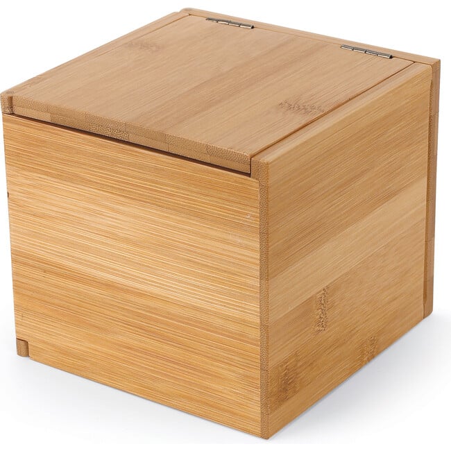 Tuck Bamboo Storage Box, Natural - Jewelry Boxes - 1
