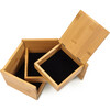 Tuck Bamboo Storage Box, Natural - Jewelry Boxes - 3