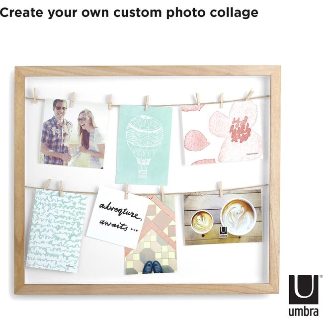 Clothesline Photo Display, Natural - Frames - 3