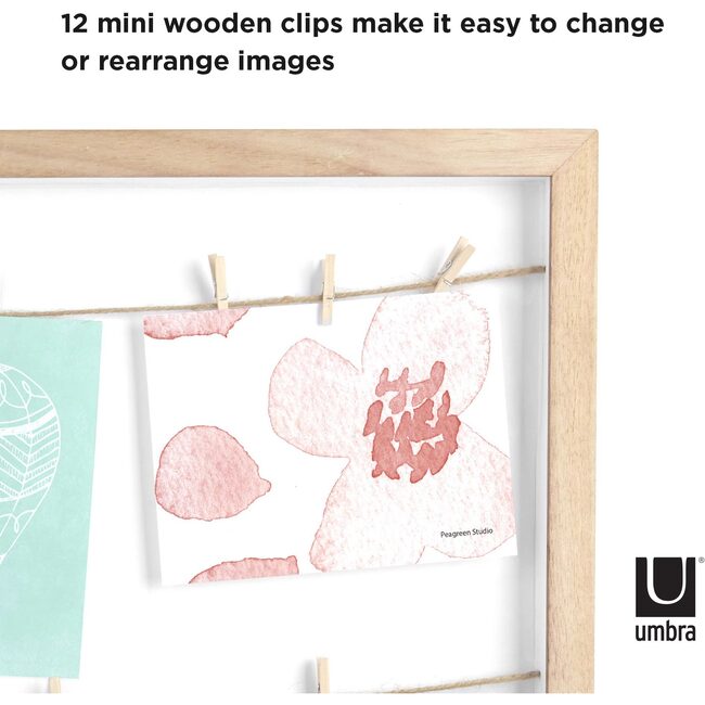 Clothesline Photo Display, Natural - Frames - 5